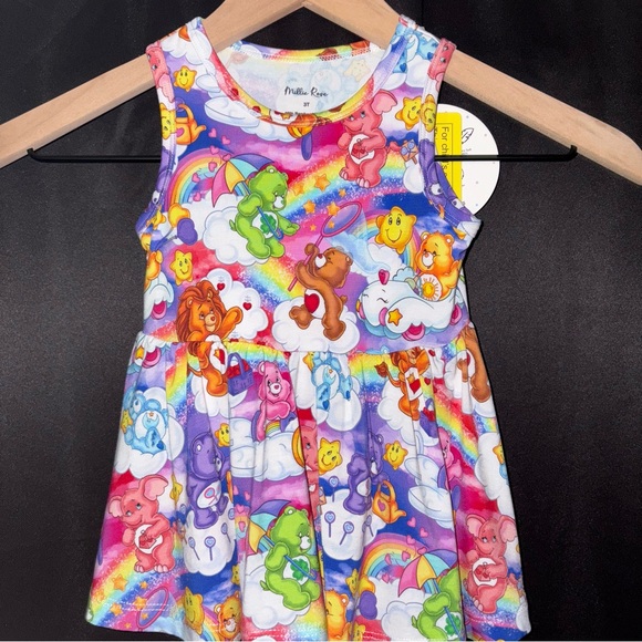 Care Bears Kids Matching Bamboo NWT Set - Colorful and Purple - Picture 2 of 8